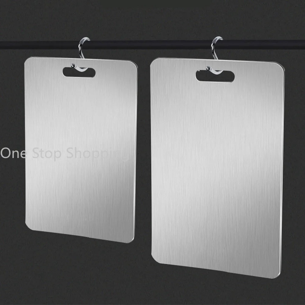 Edelstahl Schneidebrett Set mit mehreren Größen und leicht zu reinigen