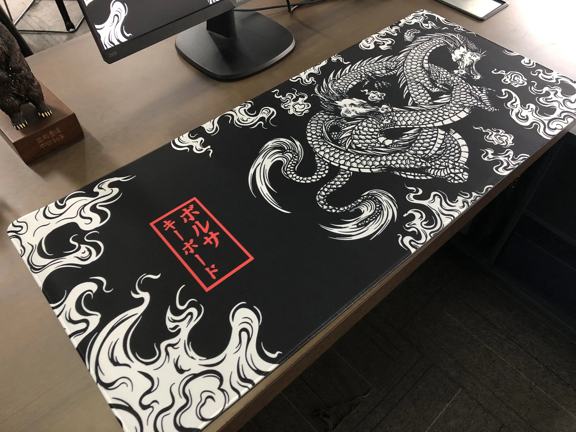 Gaming Mauspad Schreibtischunterlage – Strata Linien Design für PC & Laptop