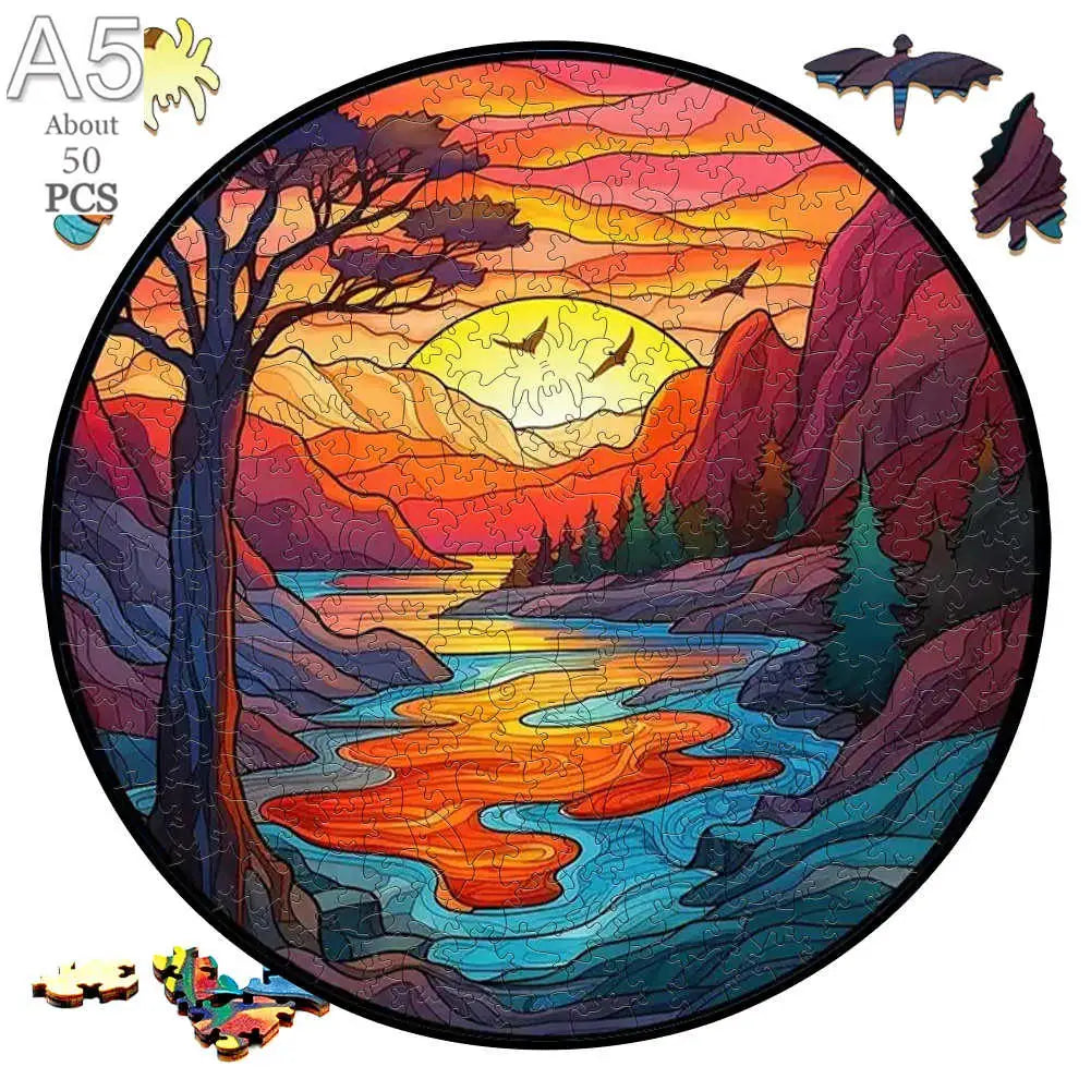 Fesselndes 3D Holzpuzzle Tier für Erwachsene und Kinder