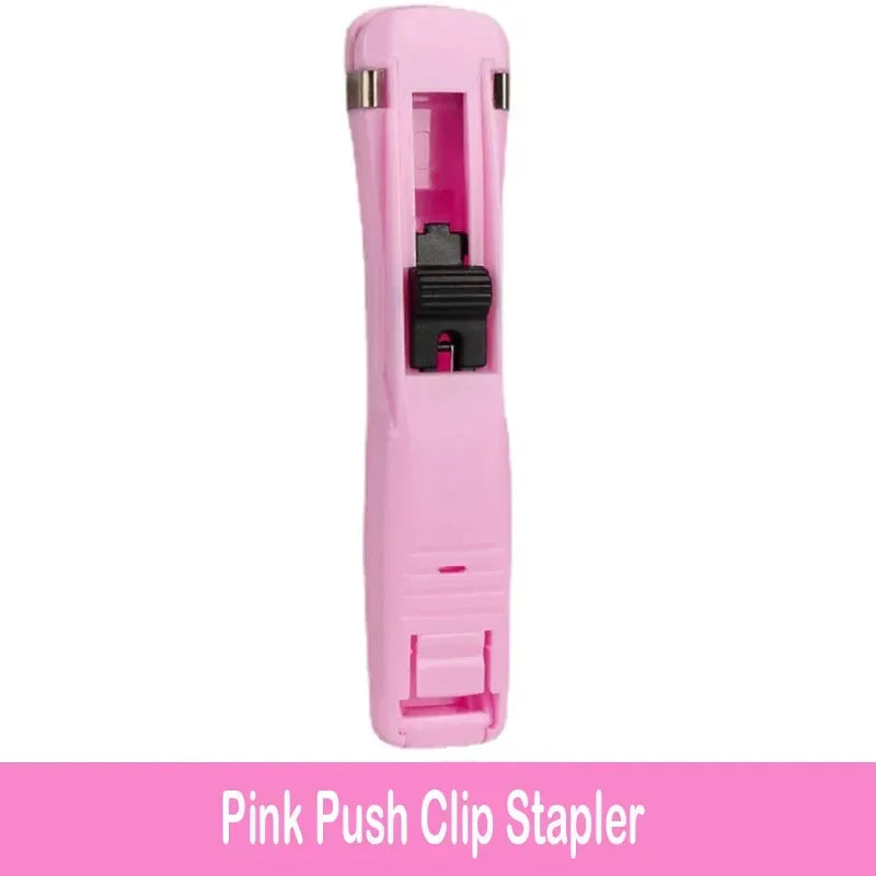 Push-Clip Hefter klammerlos für Dokumente & Notizen - Büro Schule Organizer