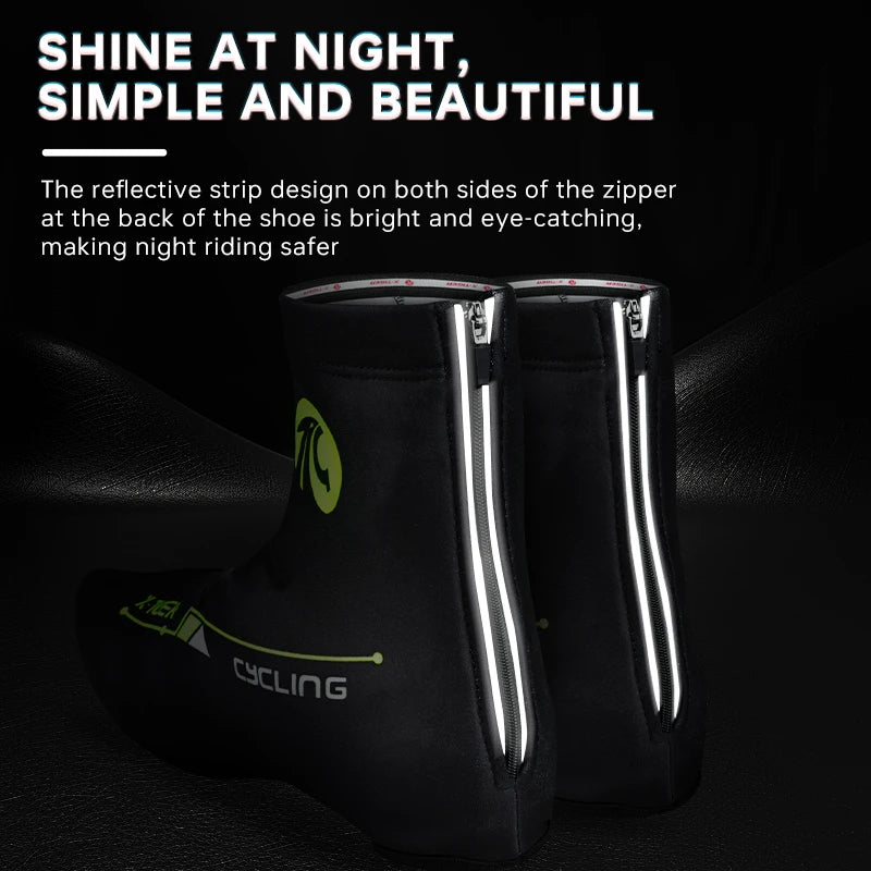Winter Thermo Fleece Fahrrad Schuhüberzüge für Damen und Herren