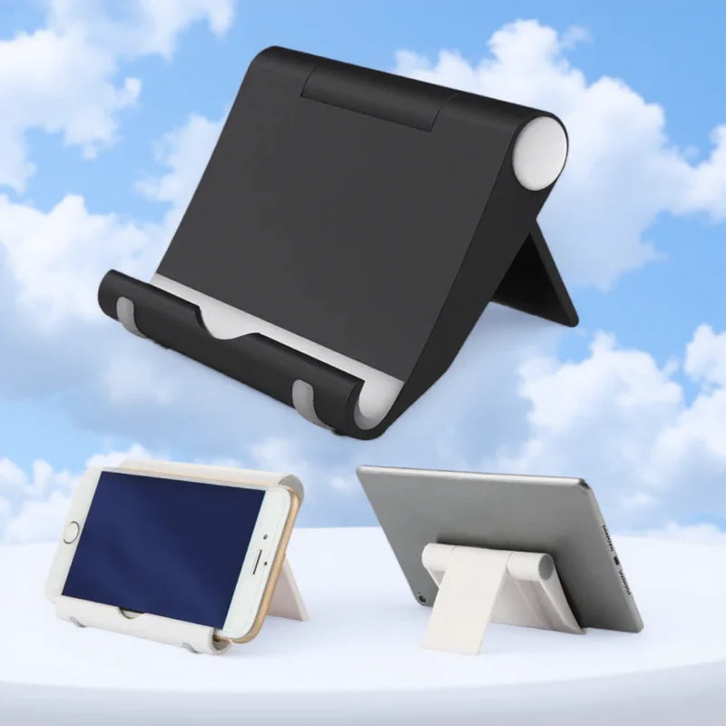 Faltbarer Universal Ständer für Telefone und Tablets am Schreibtisch