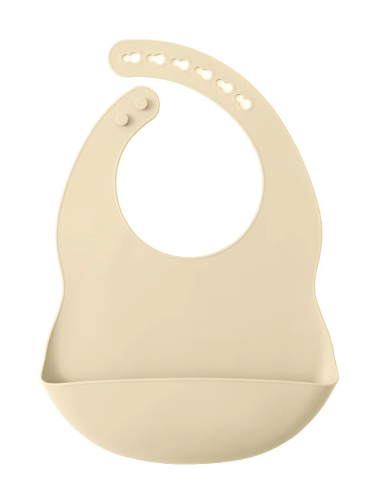 Wasserdichtes, weiches Baby-Silikonlätzchen 1-3 Jahre – Verstellbar - BPA-frei