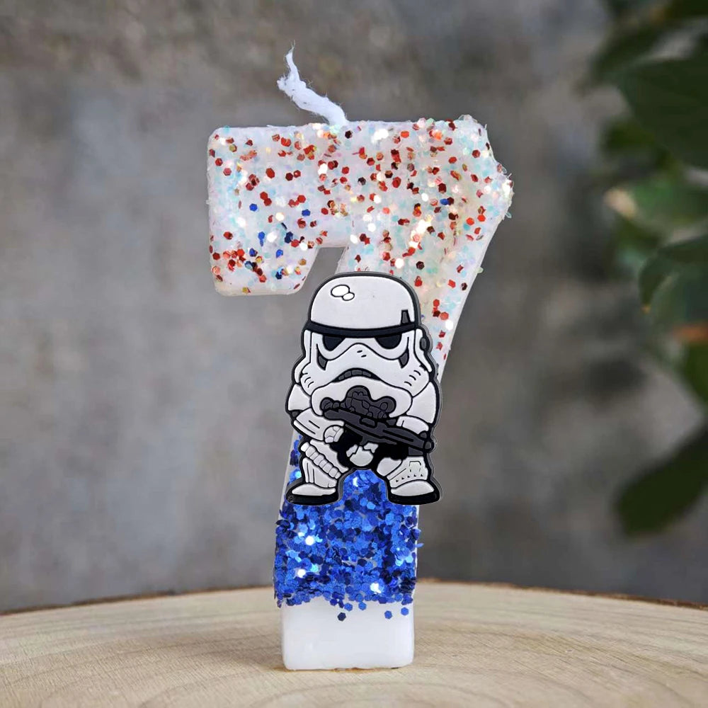 Thematische Geburtstagskerzen Zahlen für Partydekoration und Geschenke