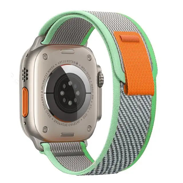 Nylon Trail-Loop Armband kompatibel für Smartwatches 38-49 mm Unisex