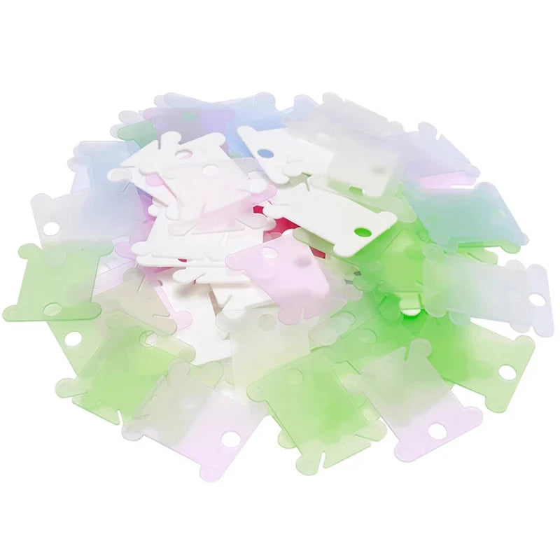 Organizer Set für Stickgarn mit 36 Fächern, Flossern und Zahlenetiketten