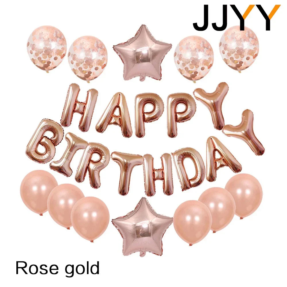 Festliches Ballon Set für Geburtstag und Party Dekoration