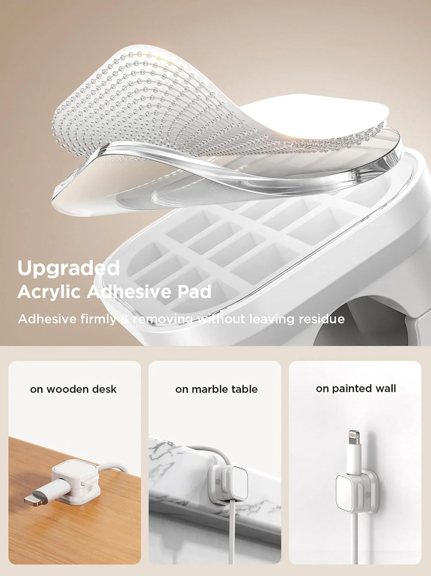 Starke Kabelklemmen Verstellbarer Kabelhalter Selbstklebender Organizer