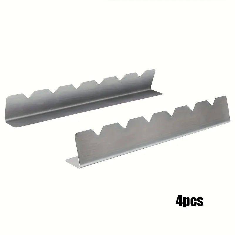 Robustes 2er-Set Edelstahl Spießhalter – Sicheres Grillen für Kebab - BBQ