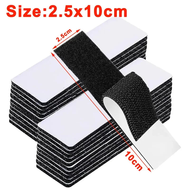 Starke selbstklebende Klettbandstreifen für festen Halt und Ordnung