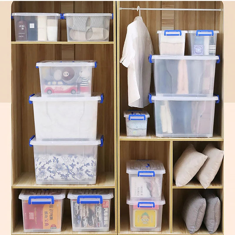 Aufbewahrungsbox mit Deckel, Organizer-Box für Kofferraum und Schrank-Yabubest - Home & More