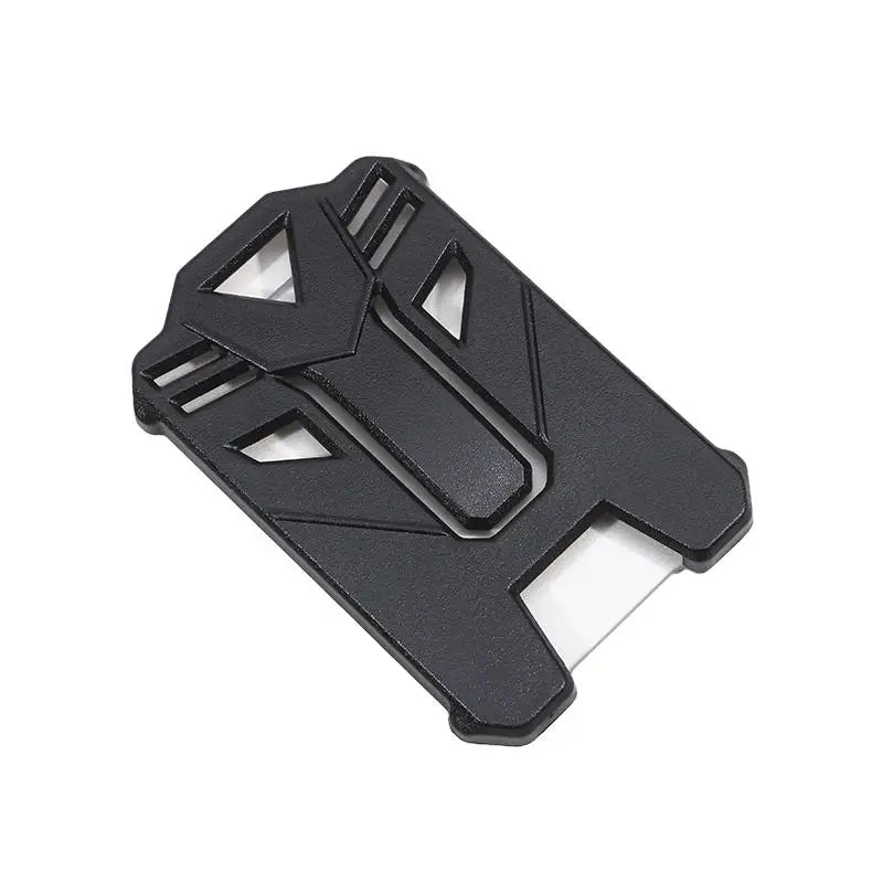 Taktischer Ausweishalter mit Karabiner und versenkbarem Seil