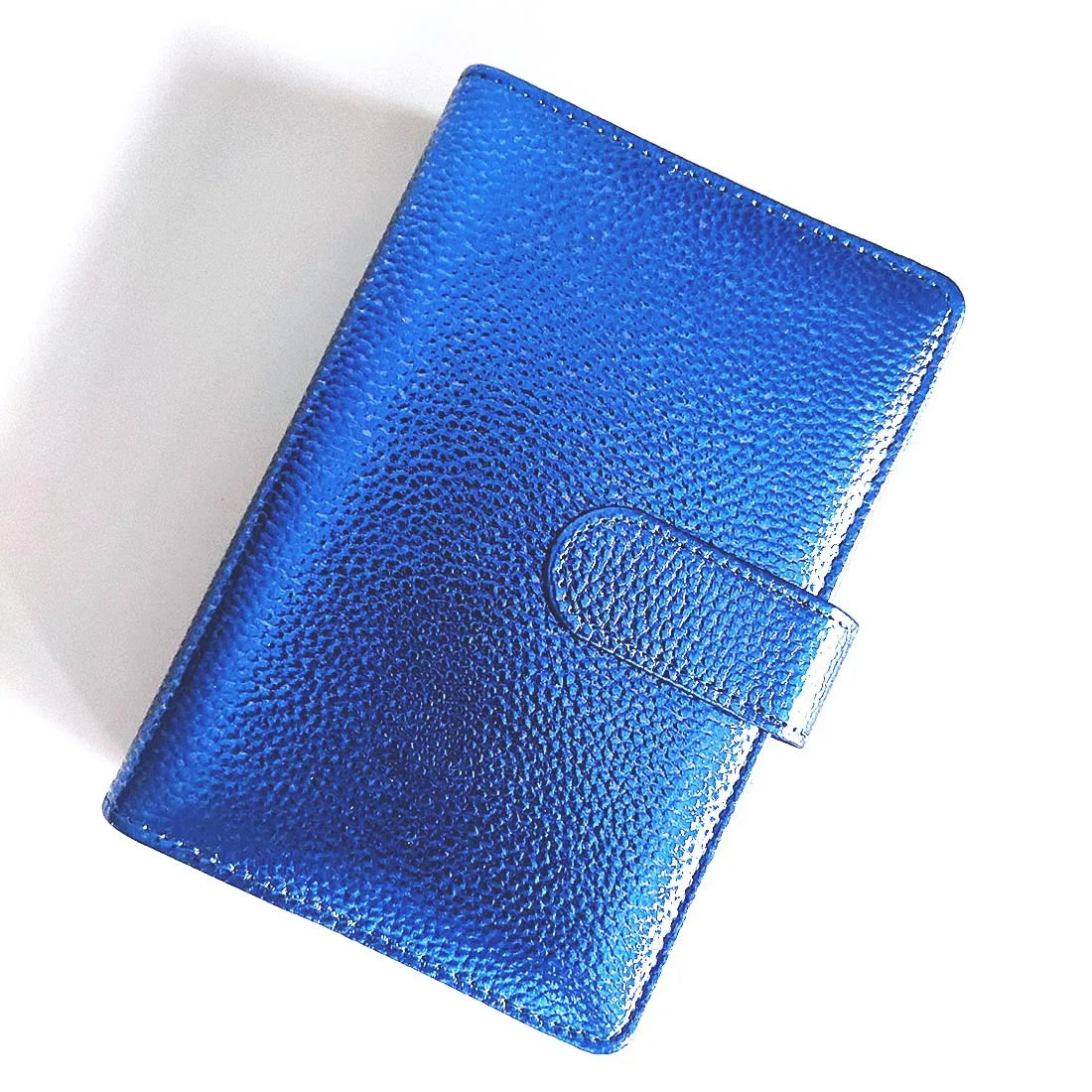 A5/A6 PU Leder Binder für Fotokarten, Tagebuch & Planer – Metallic Design