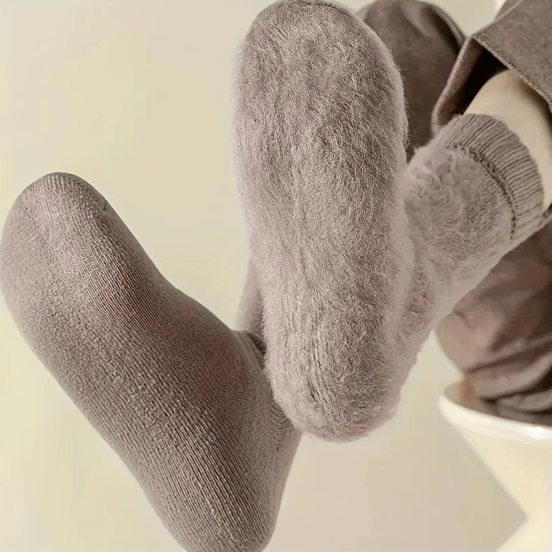 Ultradicke Wollsocken für Herren mit wärmendem Fleece