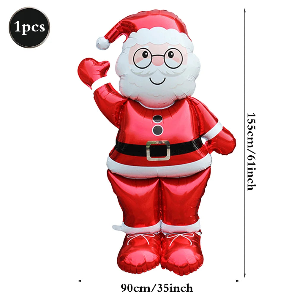 Festliche Weihnachts Folienballons Santa Rentier Schneemann für Partys