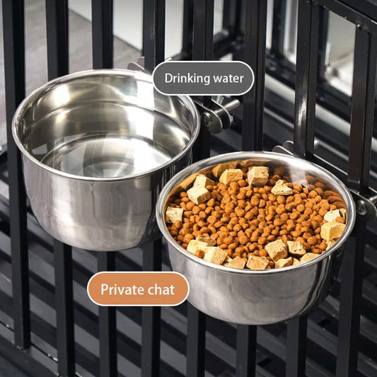 Stabiler Edelstahl Haustiernapf mit Anti-Rutsch Funktion