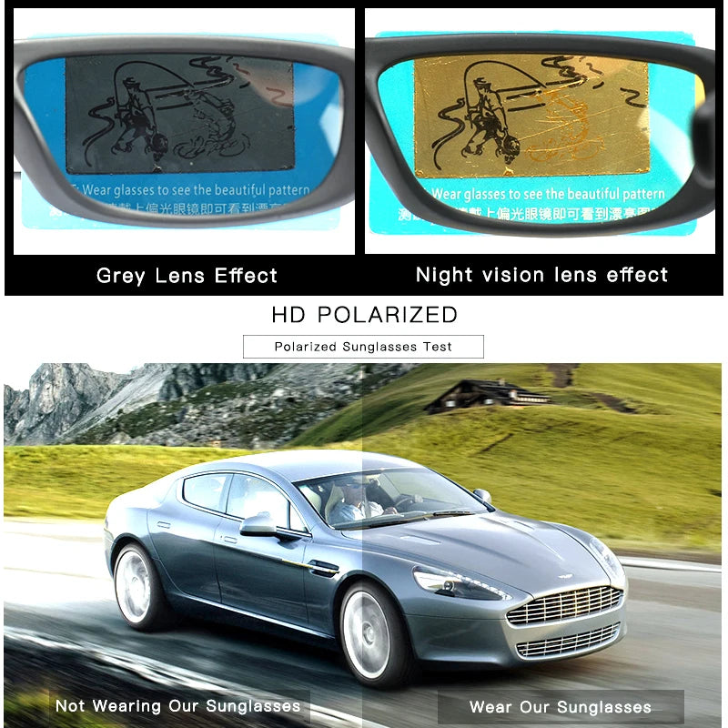 Polarisation Fahrrad Sonnenbrille Retro Sport UV400 Leicht Unisex