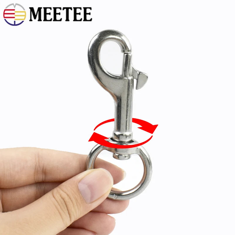 Vielseitiger Edelstahl Karabinerhaken für Taschen und DIY Projekte