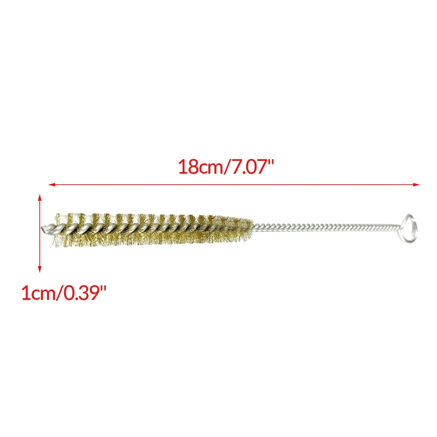 Flexible Rohrreinigungsbürste mit Kupferborsten für enge Rohre Sanitär
