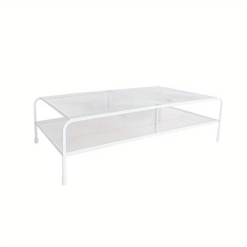 Monitorständer Schreibtisch-Organizer für Laptop Büro weiß platzsparend