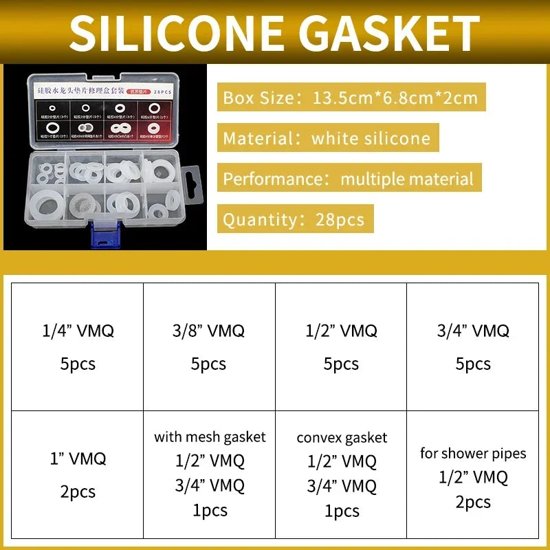 Robuste flache Gummidichtung für wasserdichte Reparaturen