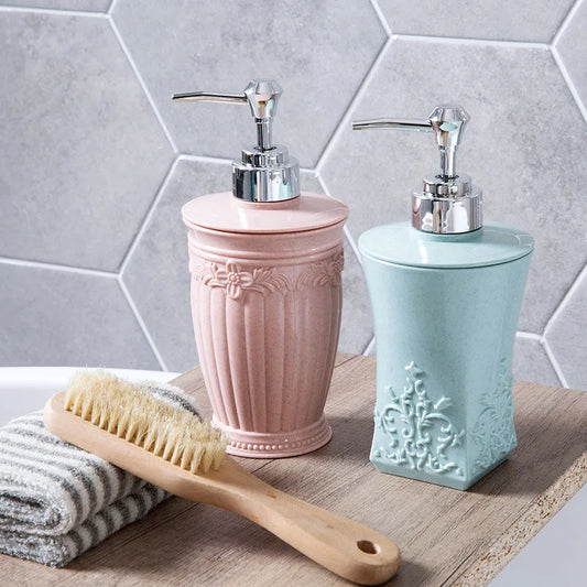 Bad Seifenspender Push-Typ 400ml für Flüssigseife und Lotion abnehmbar