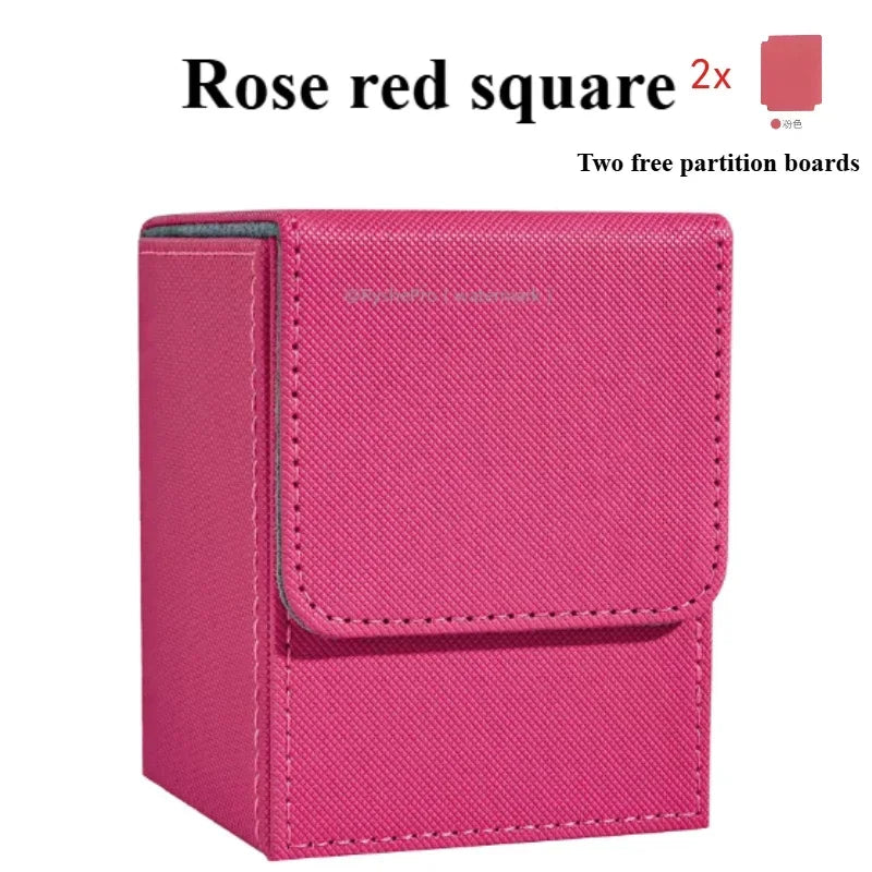 Robuste Deckbox für über 100 Sammelkarten sichere Aufbewahrung