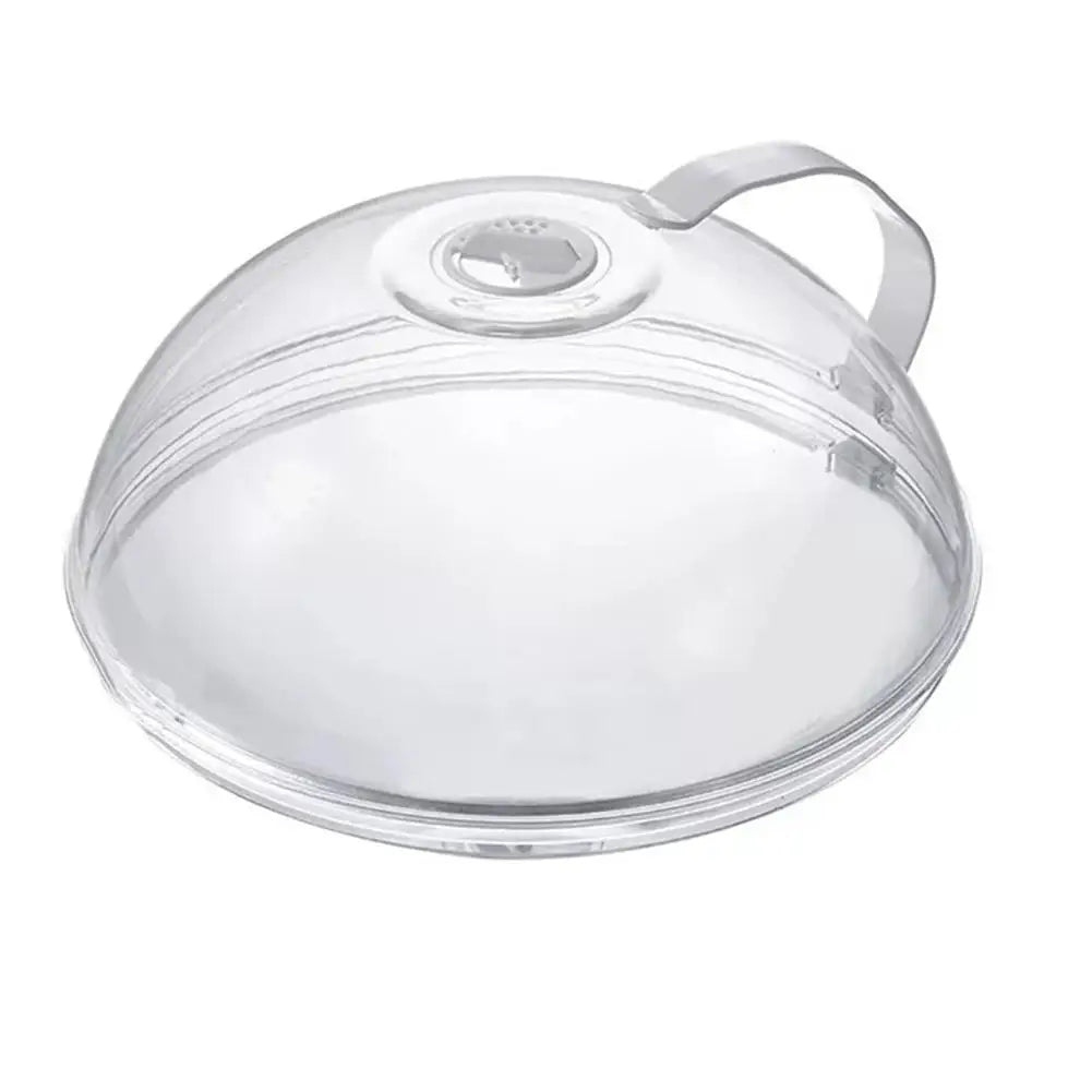 Transparente BPA-freie Mikrowellen-Spritzschutz Abdeckung mit Griff-Yabubest - Home & More