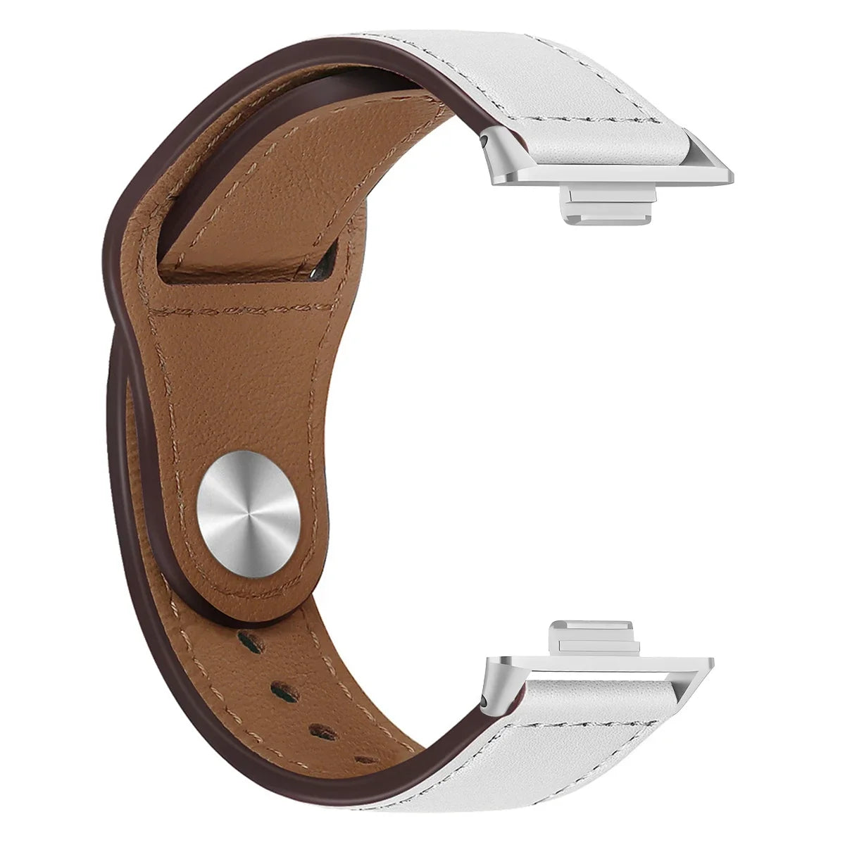 Elegantes Lederarmband für Smartwatch und Fitness Tracker-Yabubestshop