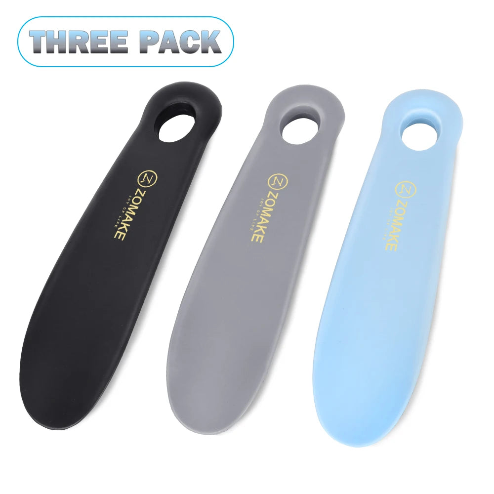 Starker Kunststoff Schuhlöffel 15,5cm Schuhträger Schuhheber für Alltag