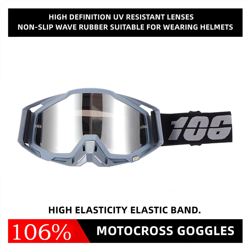 Offroad Schutzbrille Unisex für Motocross ATV Ski Radfahren Windschutz