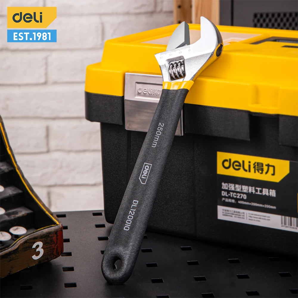 Deli Universalschlüssel Verstellbar rutschfest große Öffnung