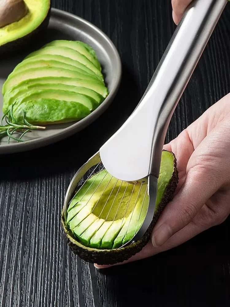 Avocado Messer Edelstahlschneider Küchenhelfer für Obst und Gemüse