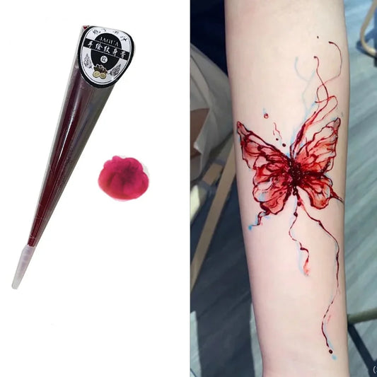 Indische Henna Creme Temporäre Tattoo Paste Semi-permanente Farbe