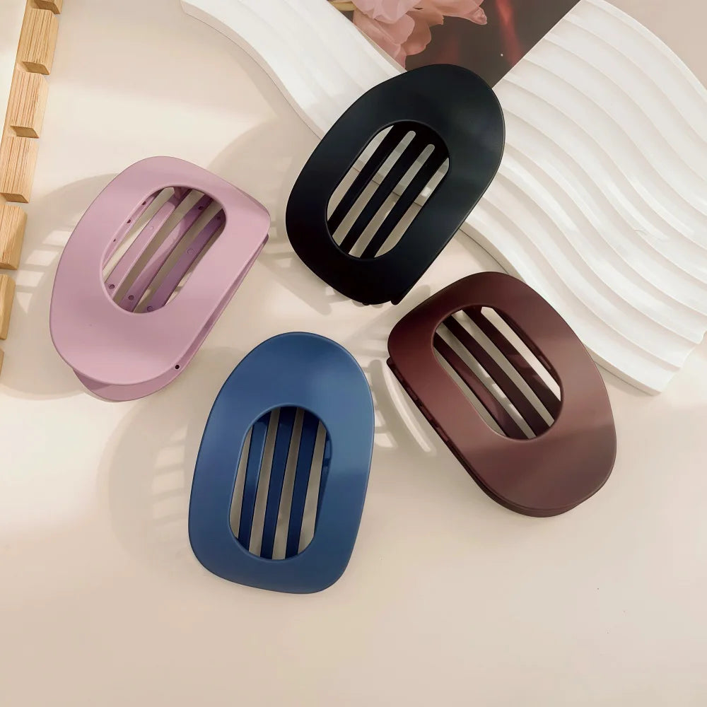 Stylische Haarklammer Leopardenmuster matt für einfachen Halt