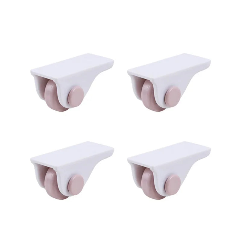 4/8x Selbstklebende Rollen für Lagerboxen Möbel Haushalt Boden Caster