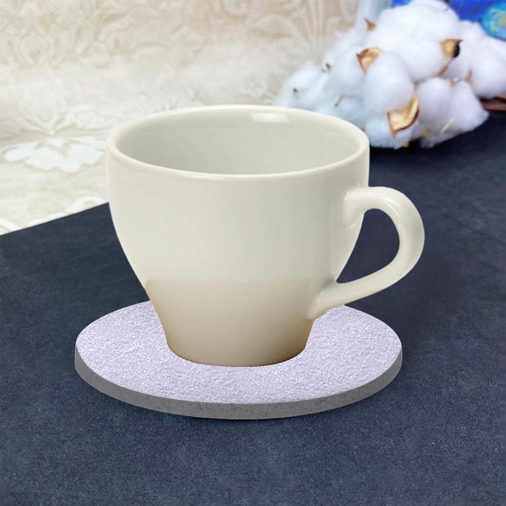 10er Set runde Filz-Untersetzer mit Wärmeisolierung und Antirutschfunktion