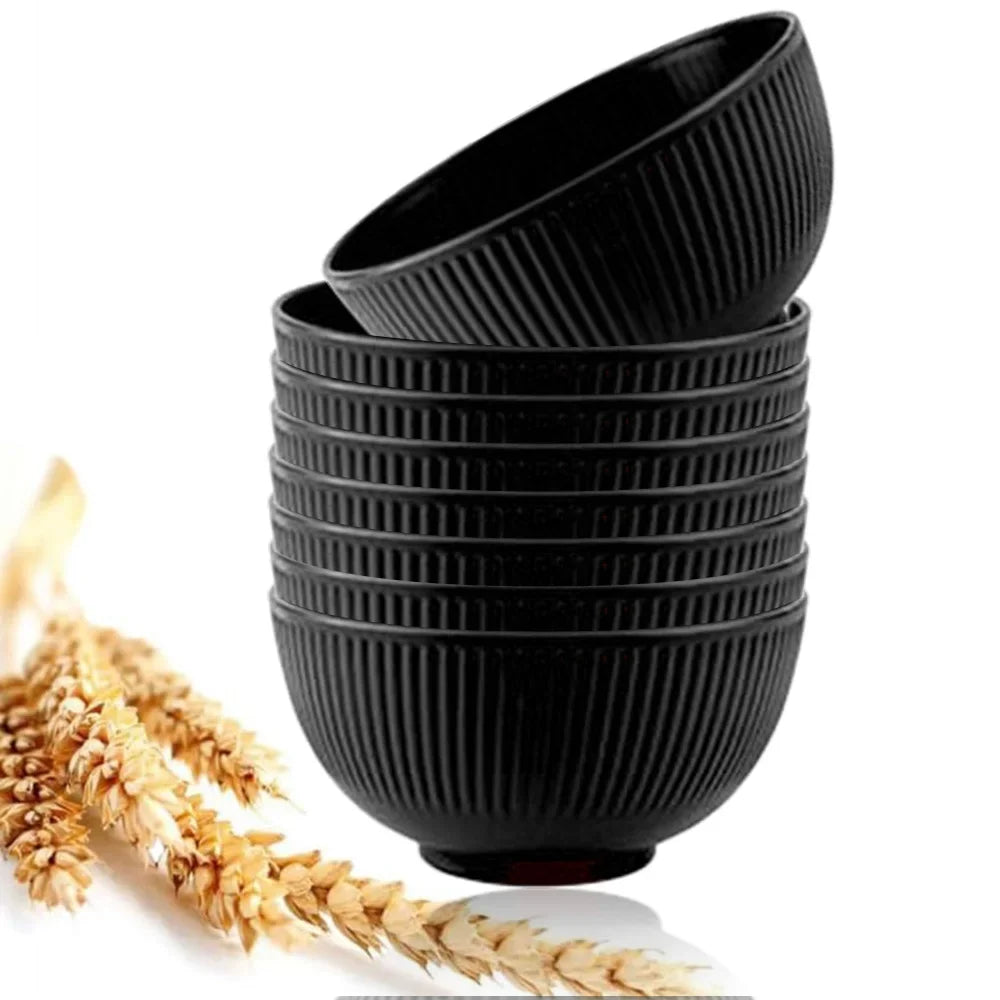 8-teiliges Müslischalen Set aus unzerbrechlichem, leichtem Kunststoff