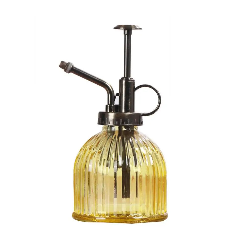 Retro Glas Gießkanne mit Sprühfunktion für Pflanzenpflege