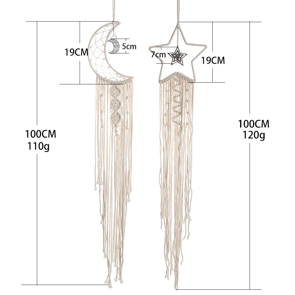 Baum des Lebens Traumfaenger Makramee Boho Wandbehang fuer Zuhaus