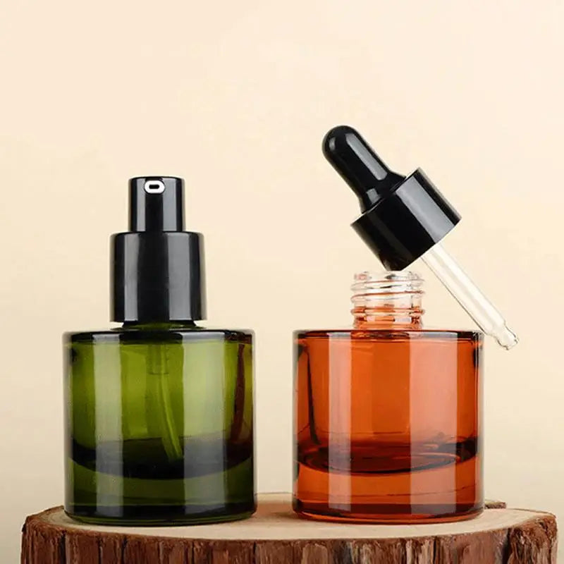 30 ml Glas Tropfflasche abgewinkelt für ätherische Öle und Seren-Yabubest - Home & More