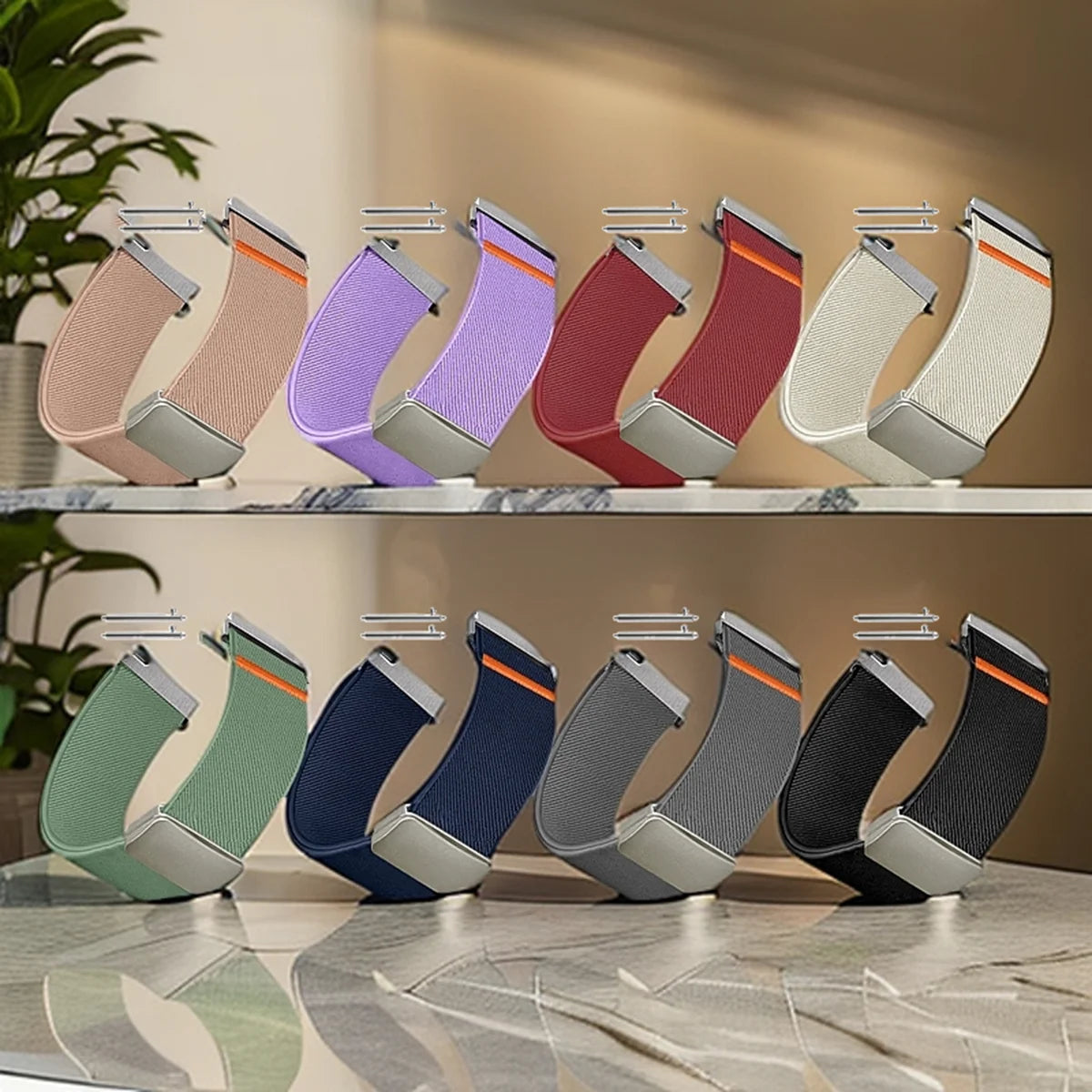 Magnetisches Nylon Uhrenarmband für Garmin Venu 3 18 20 22 mm-Yabubest - Home & More