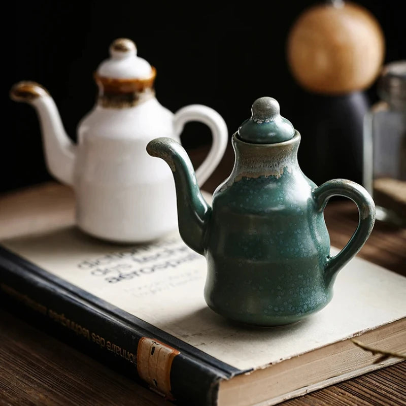 150 ml Keramik Gewürzflasche für Öl Essig Sojasauce für Hotel Küche