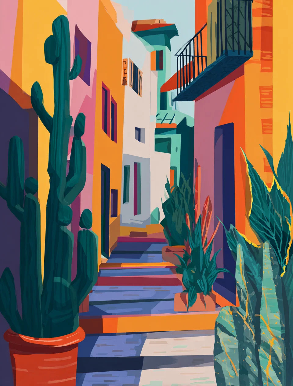 Malen nach Zahlen Set für Erwachsene Landschaft Leinwand Kunst 40x50 bis 60x75 cm