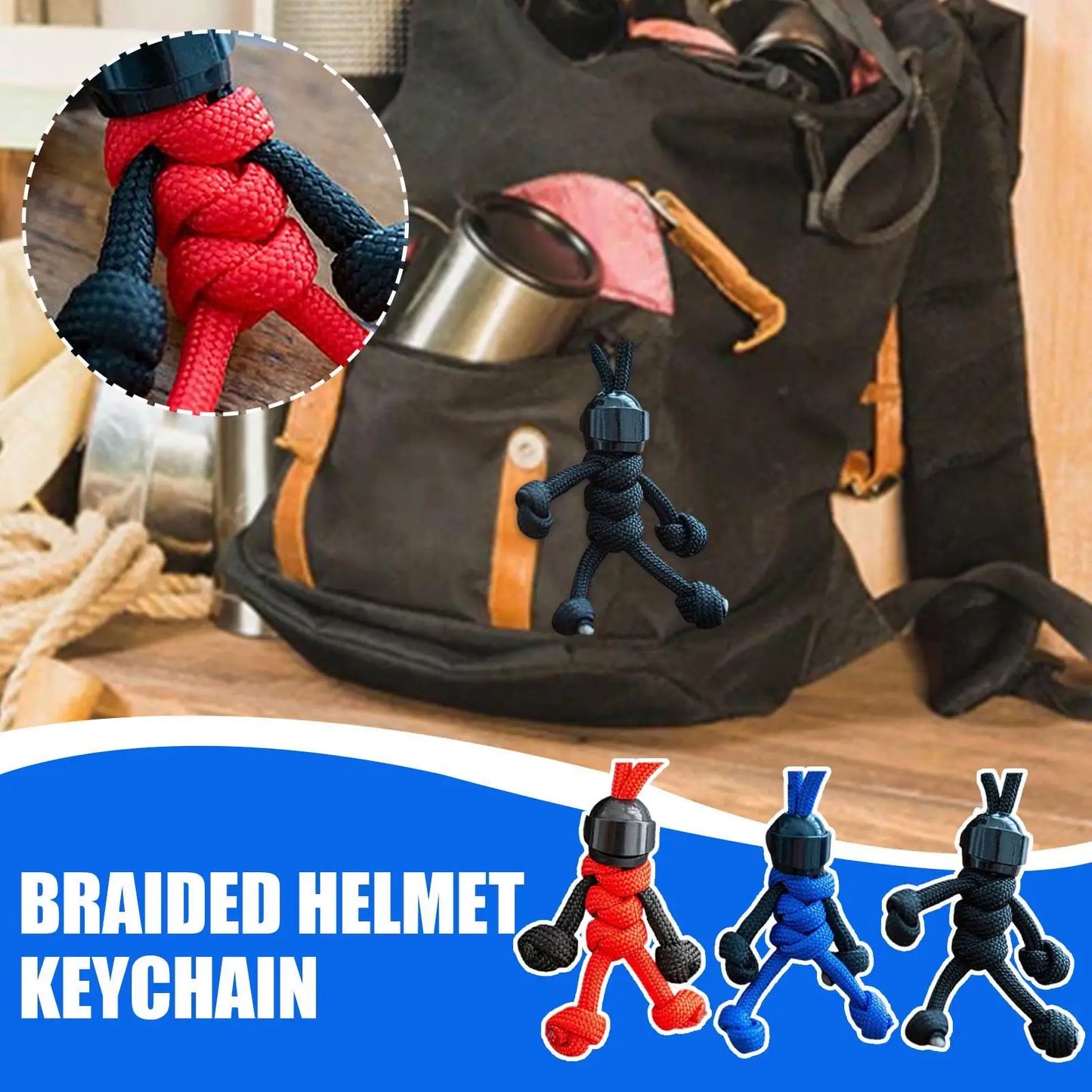 Handgefertigter Biker Helm Schlüsselanhänger aus Aluminiumlegierung
