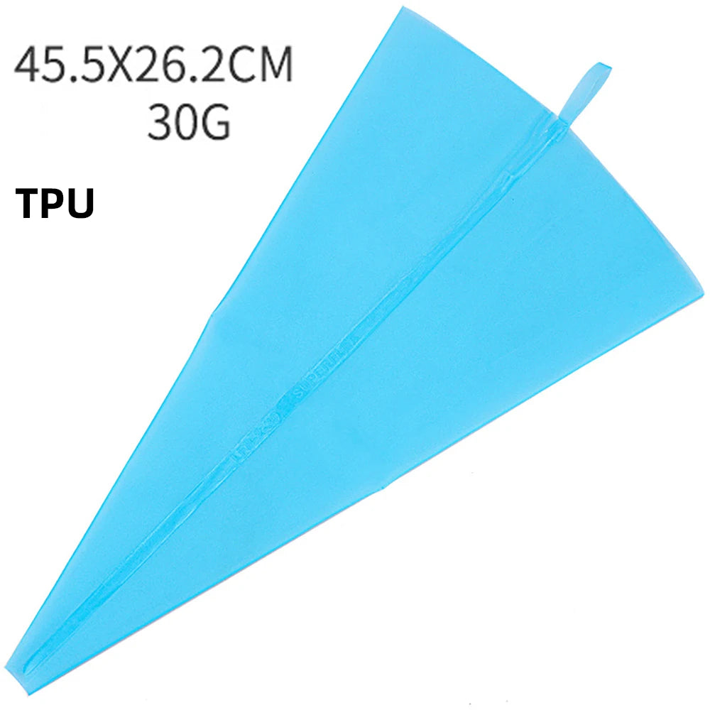 5 Größen Silikon Spritzbeutel wiederverwendbar für Kuchen Dekorieren-Yabubest - Home & More