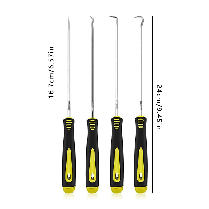 4-teiliges Auto Pick und Haken Set zum Entfernen von Dichtungen und O-Ringen