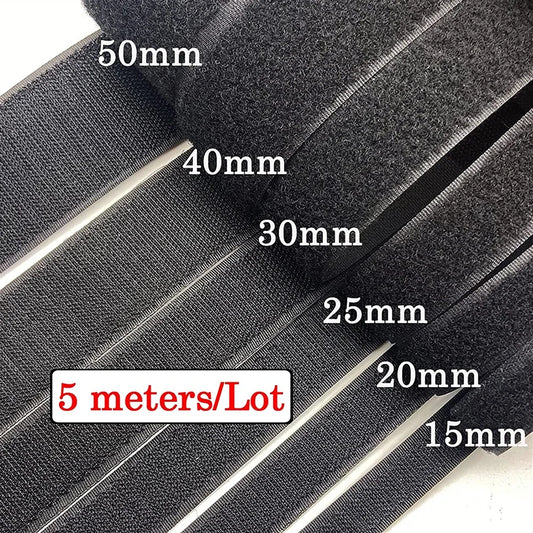 5 m Haken und Schlaufe Band 16-150mm für Nähen und Kleidung Zubehör