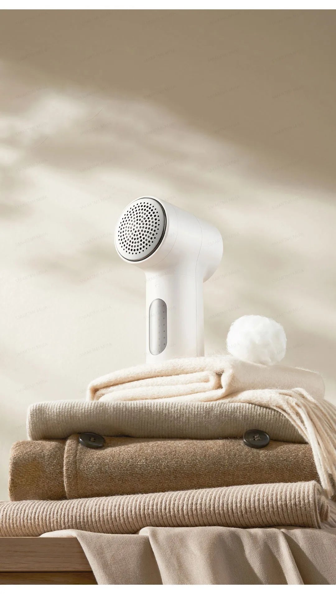 Wiederaufladbarer Xiaomi Fusselentferner mit 180 Minuten Akku und 6 Klingen