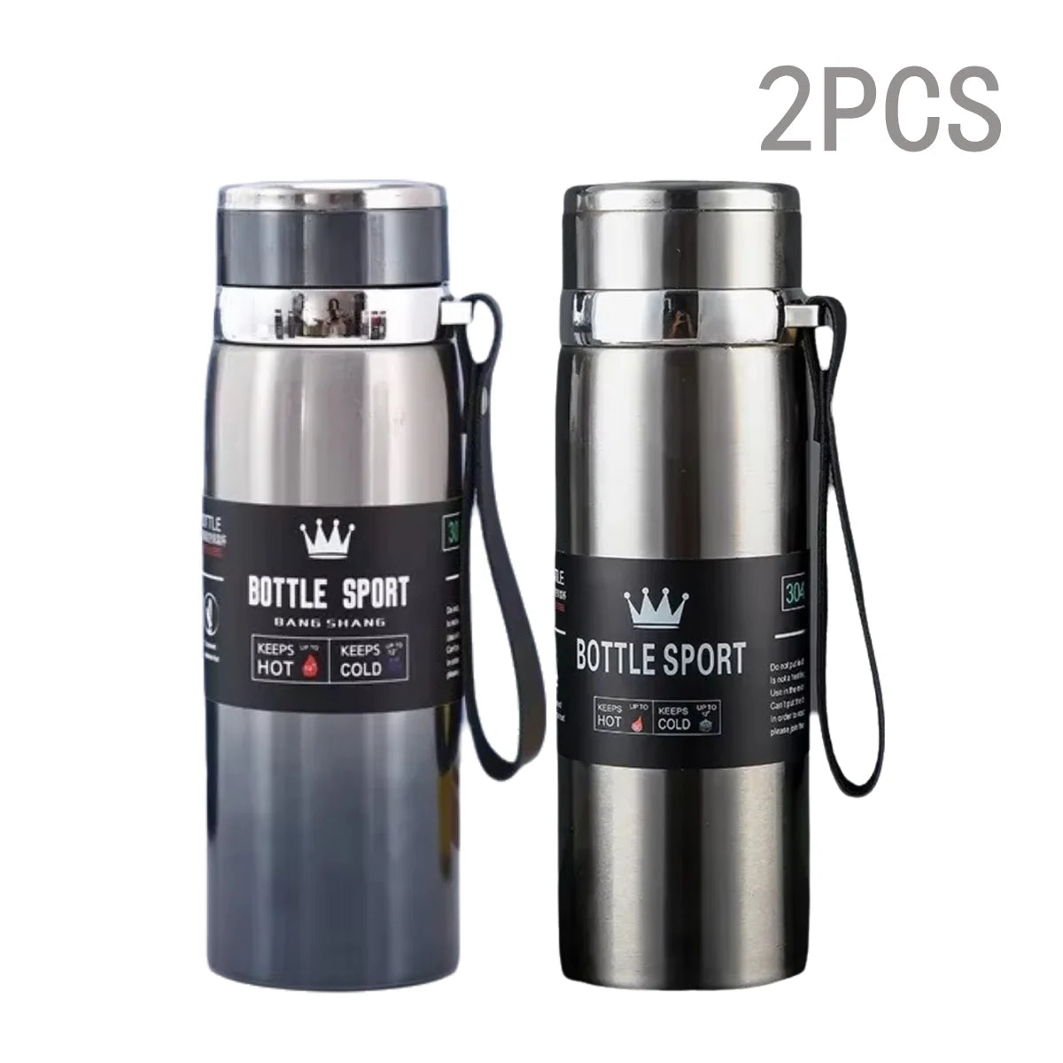 Isolierte Edelstahl Thermosflasche 1000ml für Büro und Outdoor